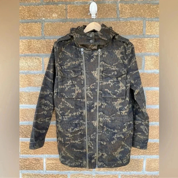 The Kooples Jackets & Blazers - The Kooples camouflage jacket size Large